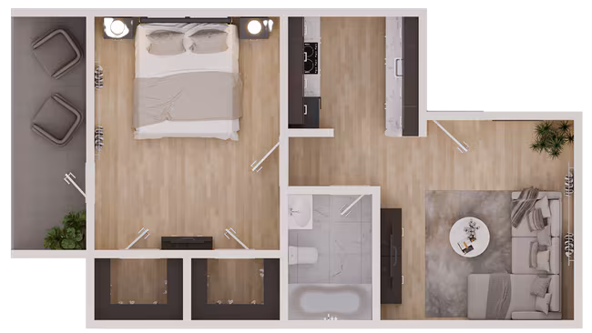 Unit 336 336 floor plan